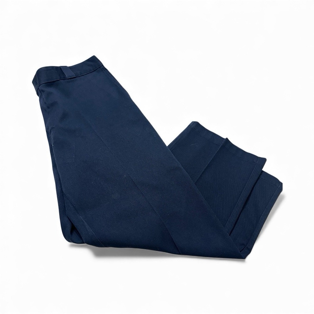 Dickies 874 Work Pants Mens 36x31 Navy Blue Flex Paint Marks Grunge Original Fit